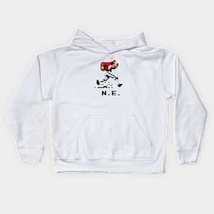 16-Bit Football - New England Kids Hoodie